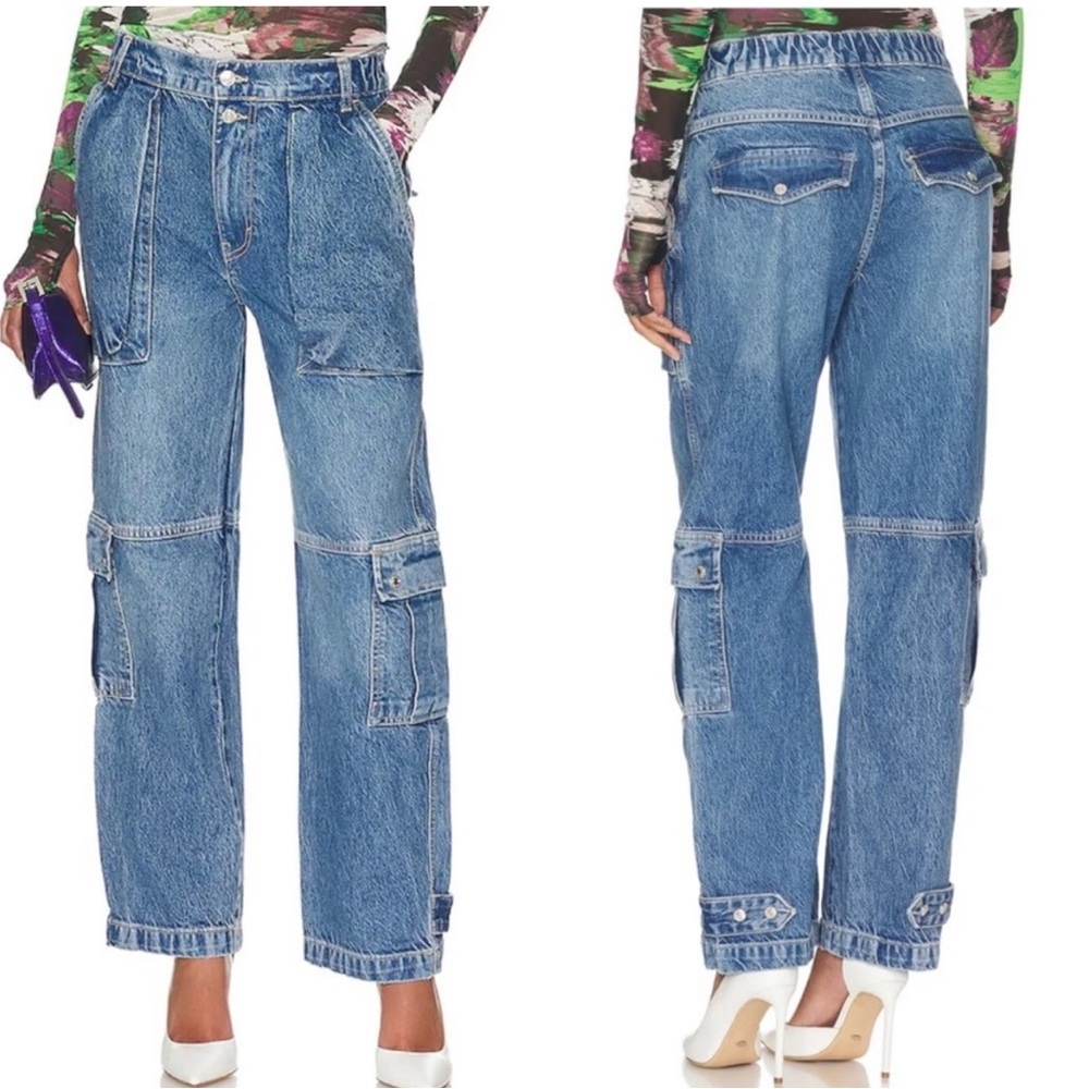 Free People NWT 90s Vintage-Wash Cargo Denim – Women’s 27